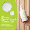 humane Benzoyl Peroxide Acne Body Wash - 10% Maximum-Strength Face, Skin, Butt, and Back Acne Treatment - 8 Fl Oz - Dermatologist-Tested Non-Foaming Acne Face Wash Cleanser - Vegan, Cruelty-Free view 2